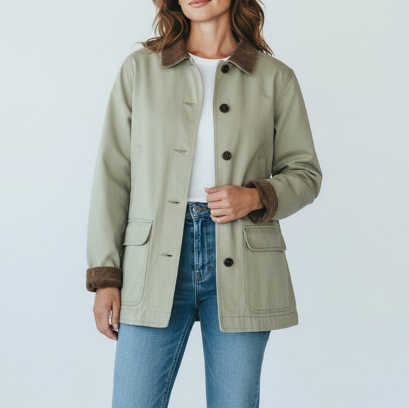 L.L. Bean Jackets & Blazers - Vintage L.L.Bean Light Sage Barn/Hunting Jacket